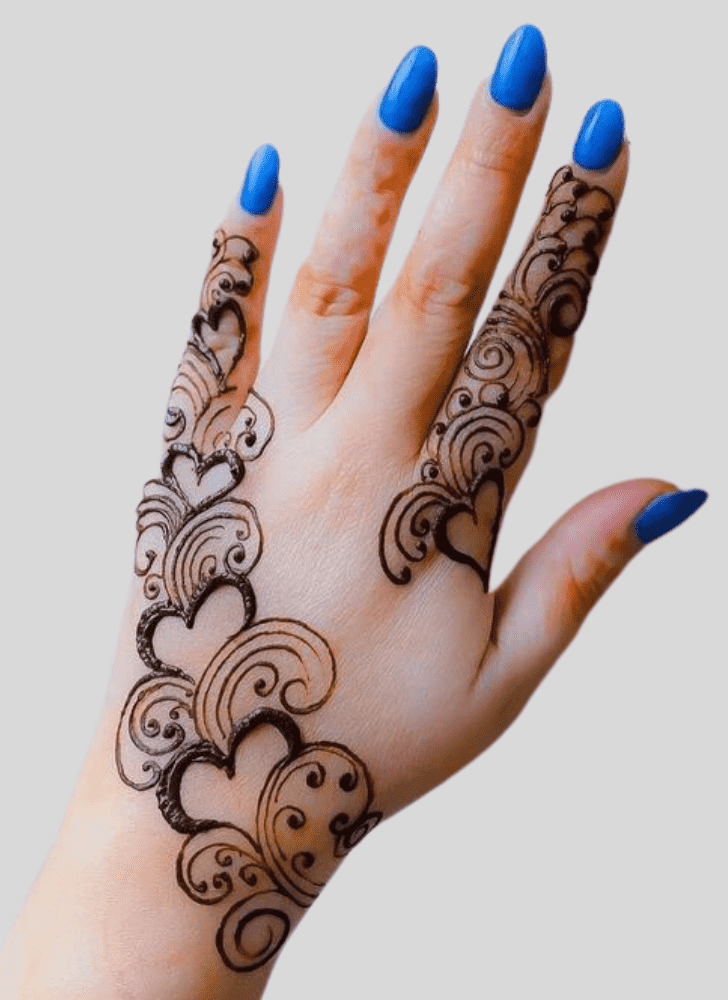 Inviting Sawan Henna Design