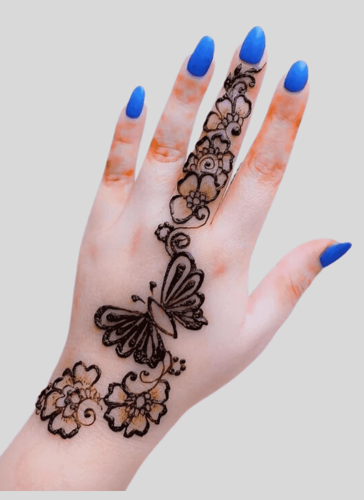 Magnificent Sawan Henna Design