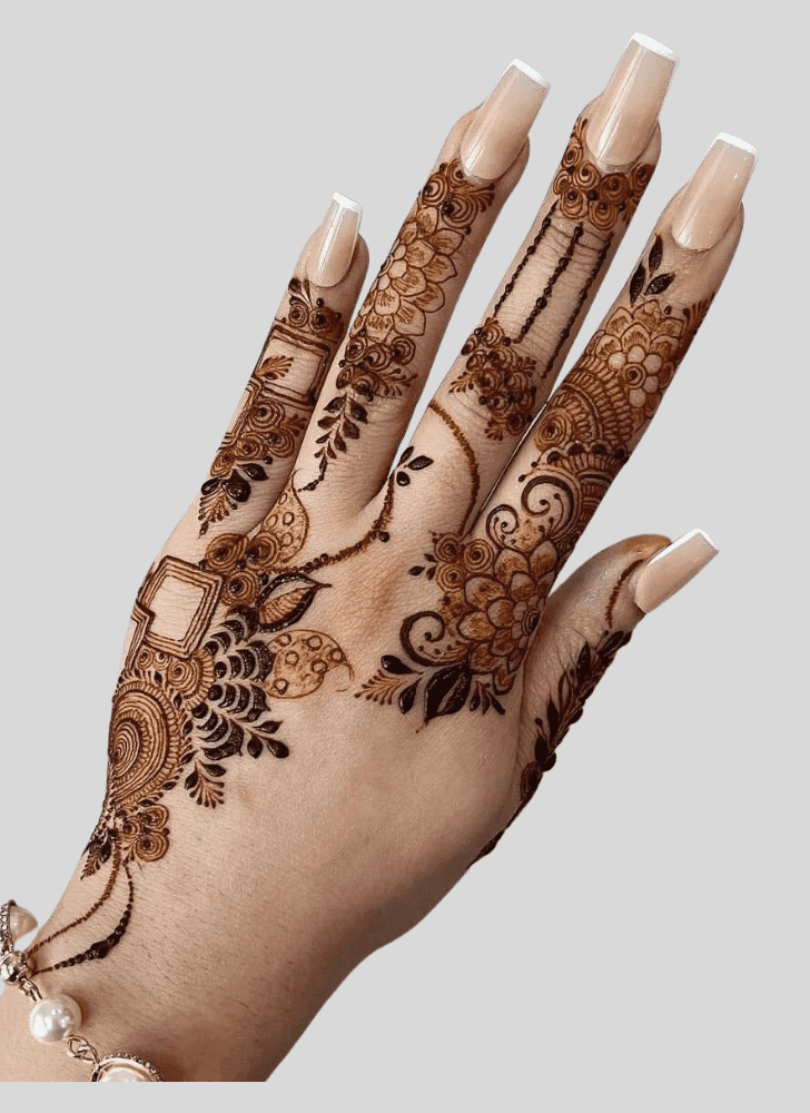 Nice Sawan Henna Design