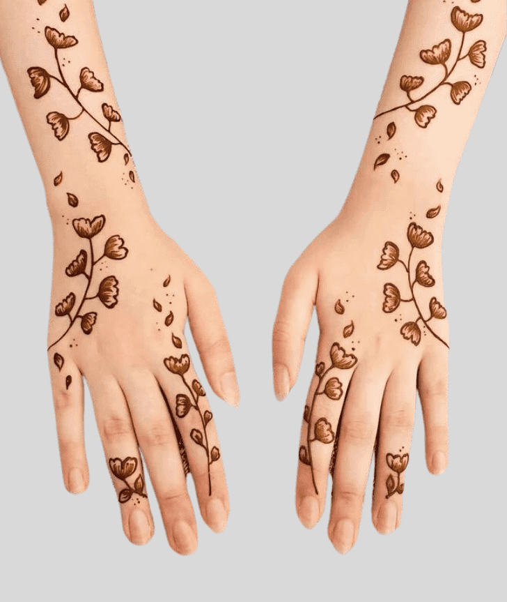 Pretty Sawan Henna Design