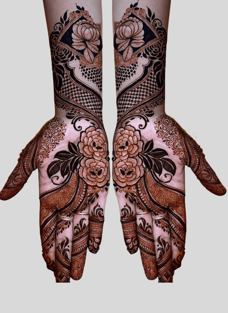 Radiant Sawan Henna Design