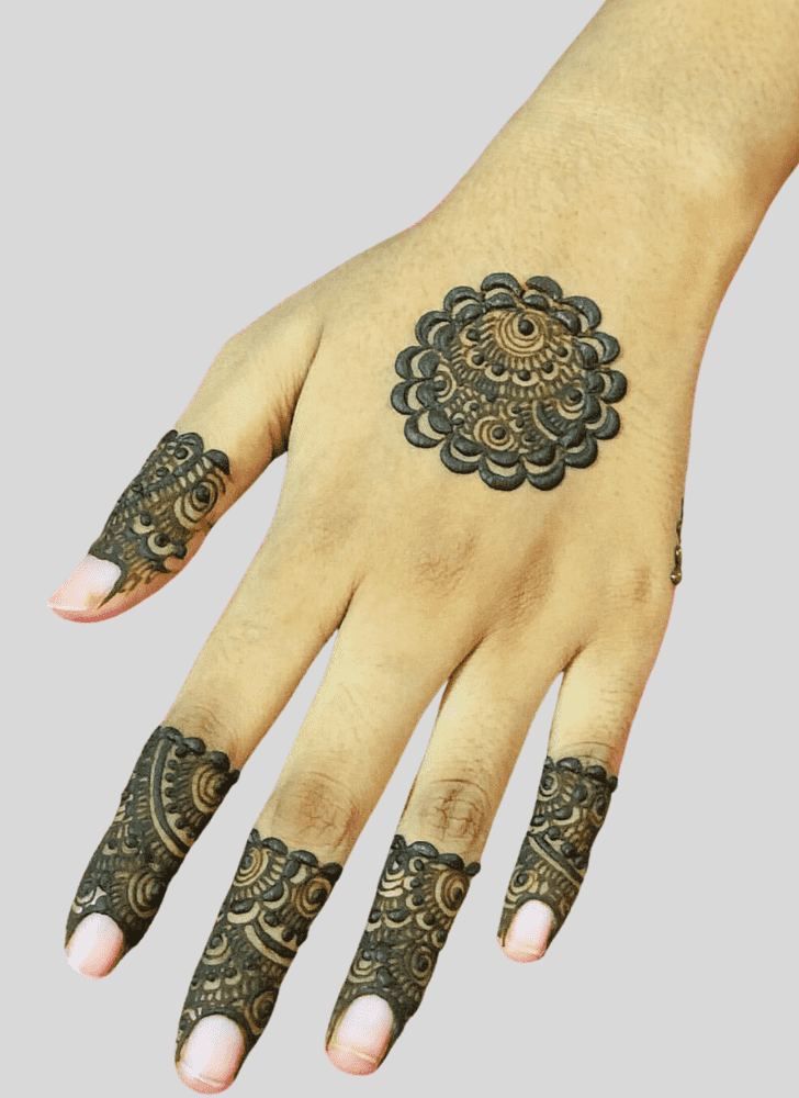 Resplendent Sawan Henna Design