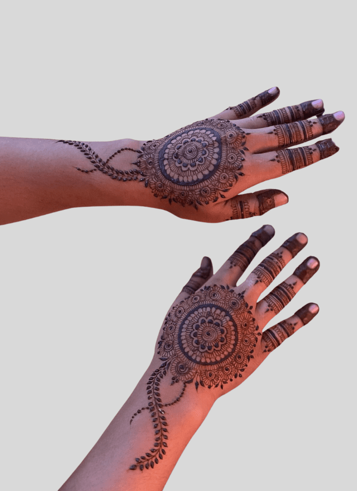 Splendid Sawan Henna Design