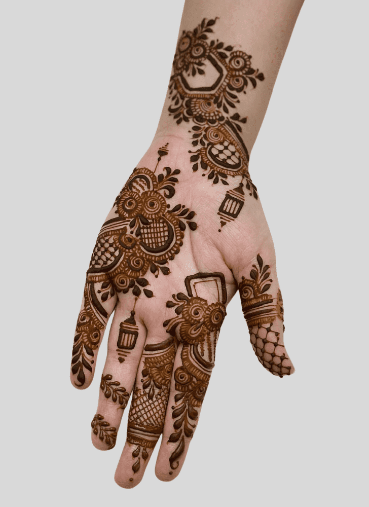 Fascinating Wonderful Henna Design