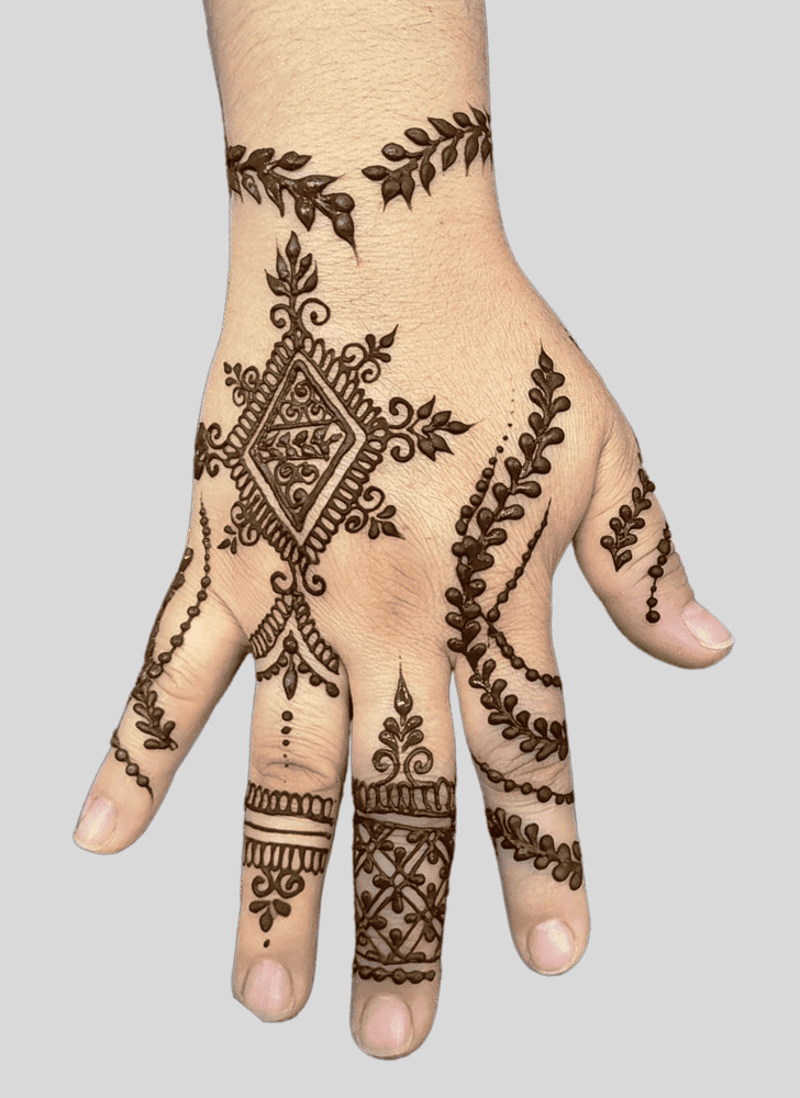 Adorable Serbia Henna Design