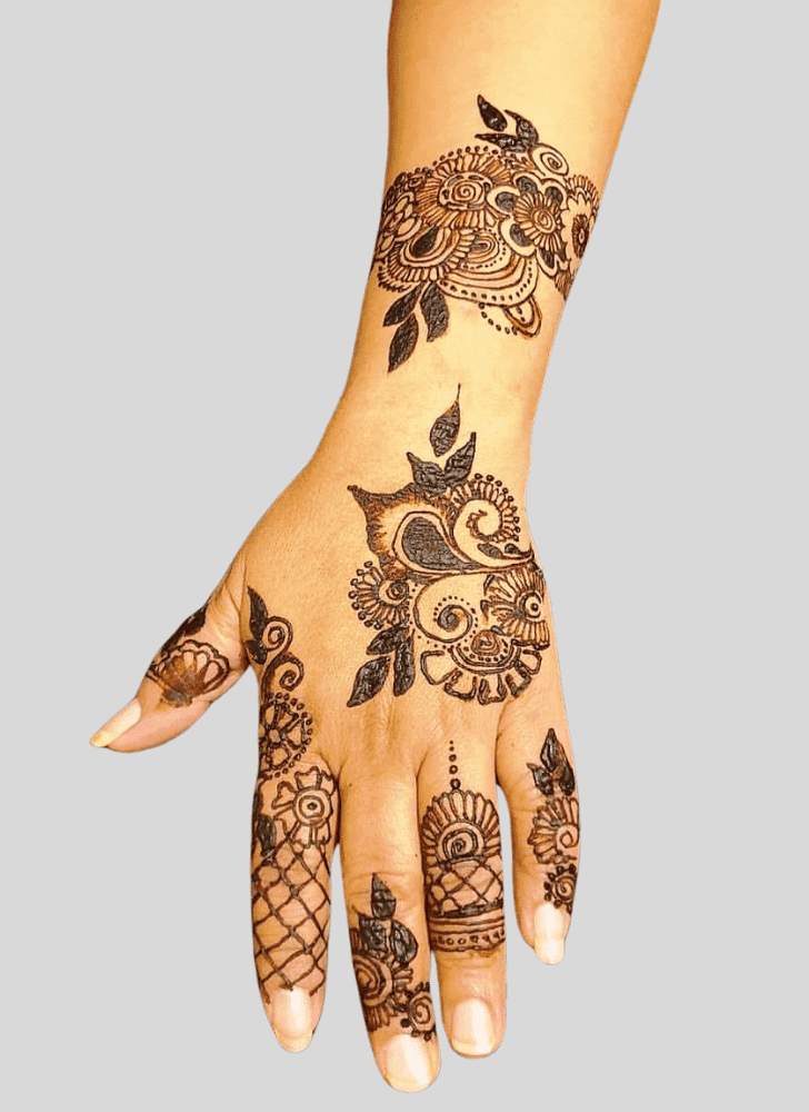 Angelic Serbia Henna Design