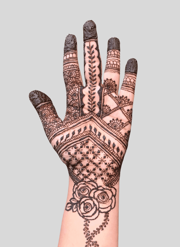 Classy Serbia Henna Design