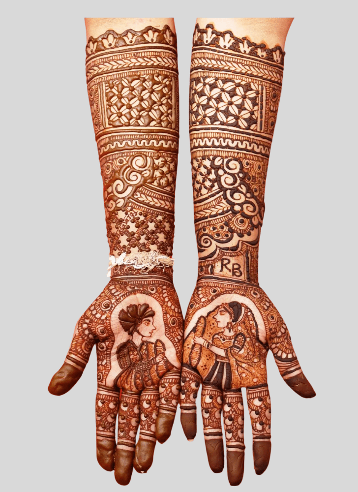 Arm Shaadi Henna Design