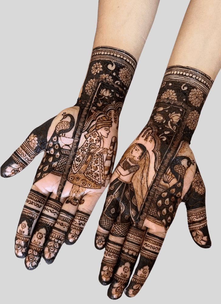 Magnetic Shaadi Henna Design