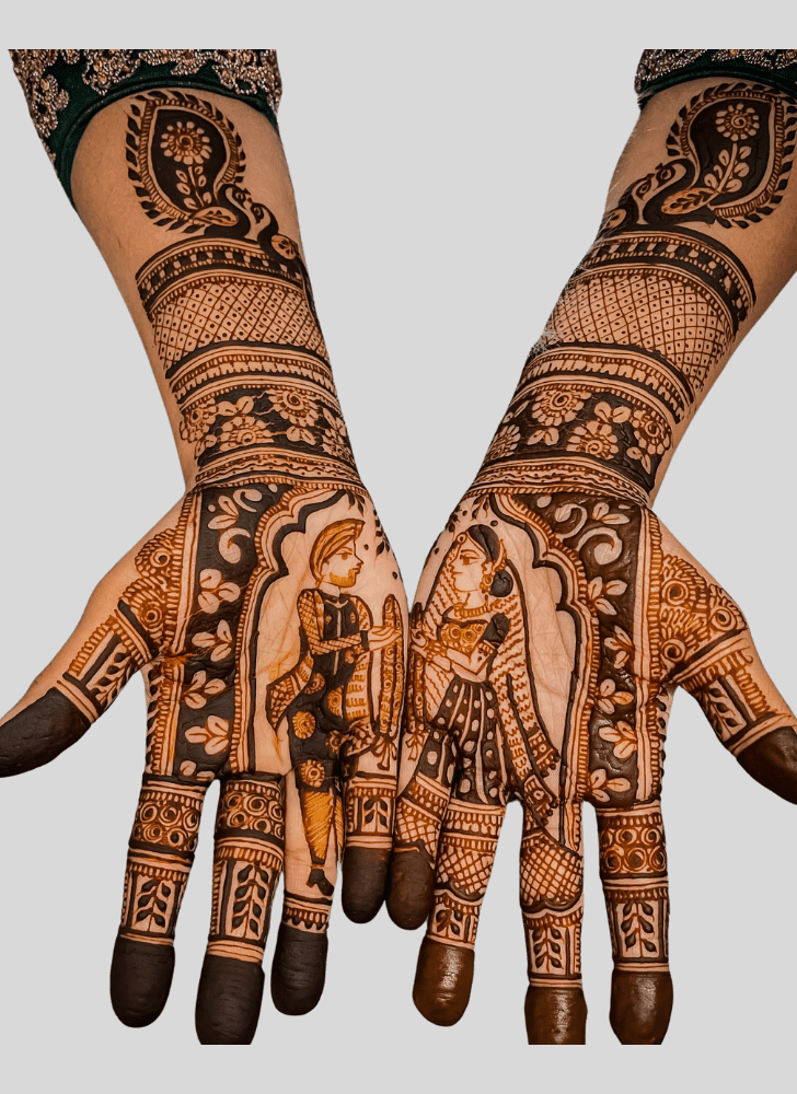 Nice Shaadi Henna Design