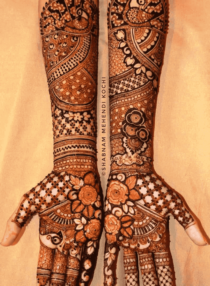 Ravishing Shaded Henna Design