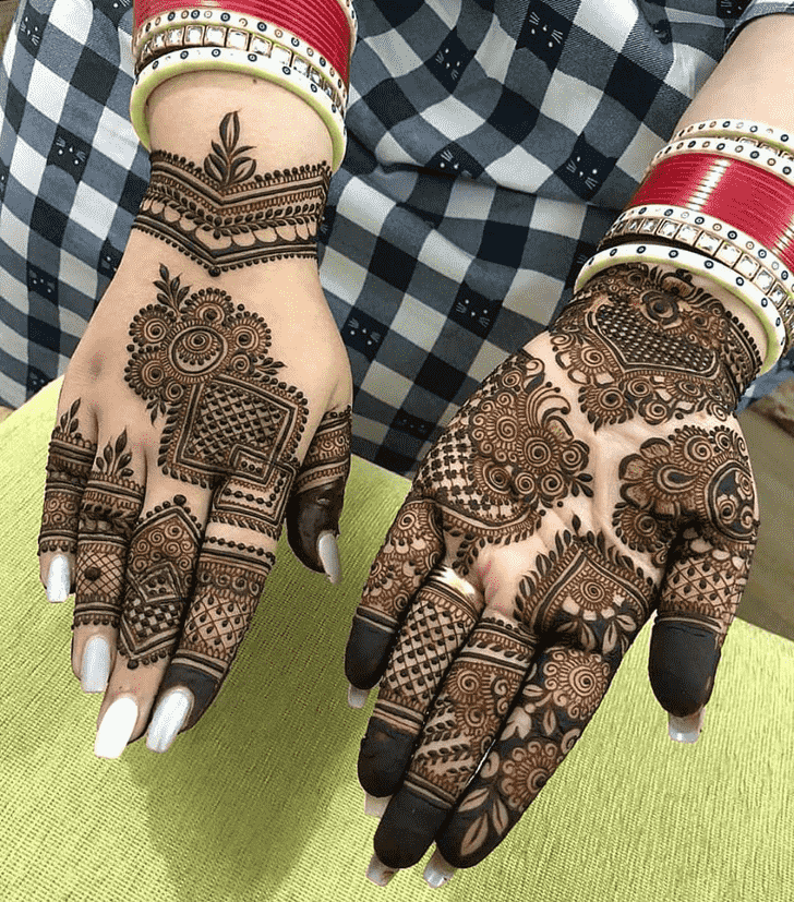 Elegant Shimla Henna Design