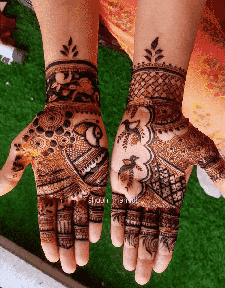 Mesmeric Shimla Henna Design