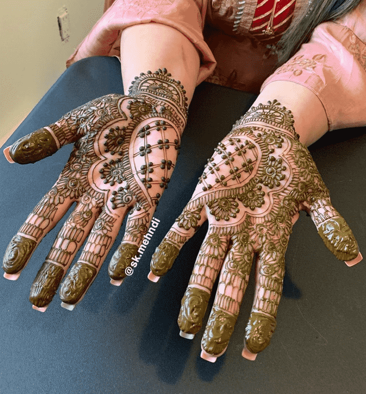 Nice Shimla Henna Design