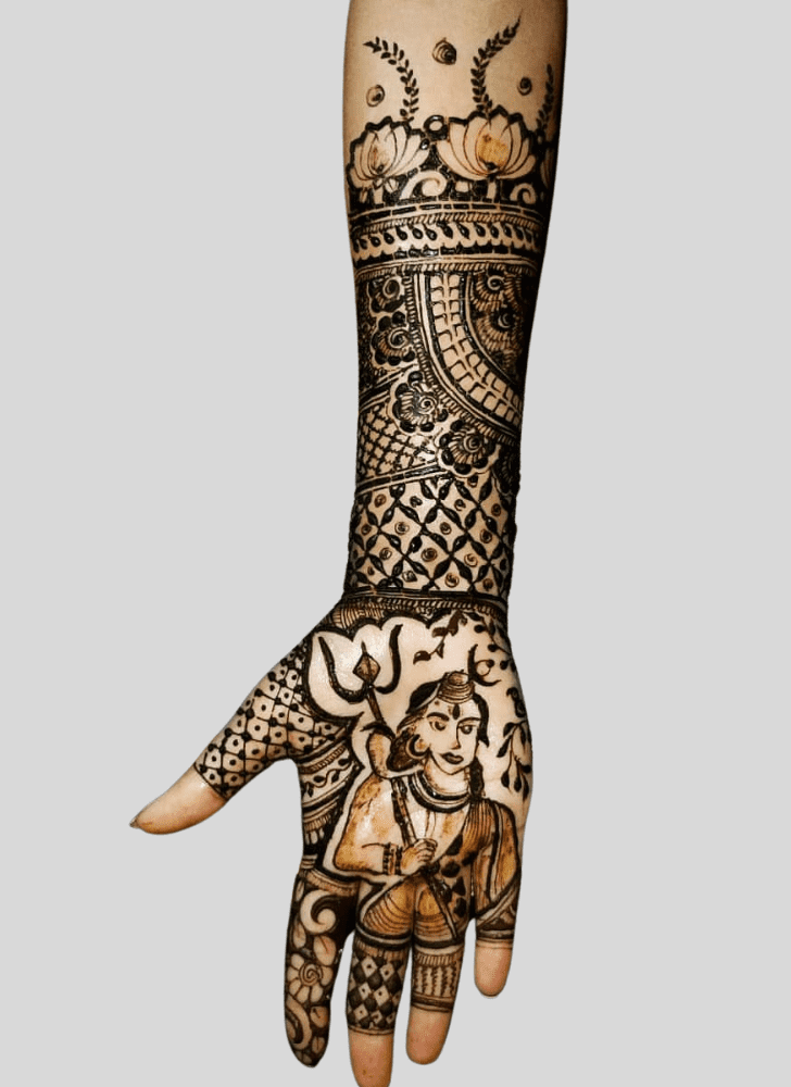 Fair Shiv Henna Design