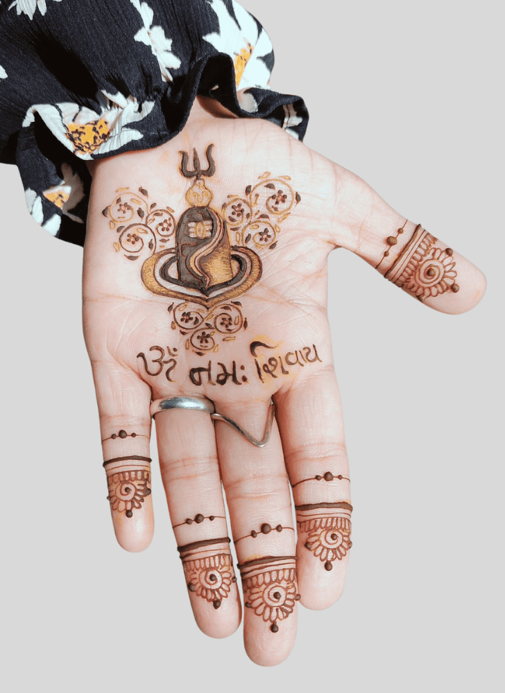 Lovely Shiv Mehndi Design