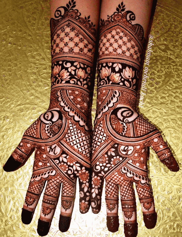 Good Looking Shivratri Henna design