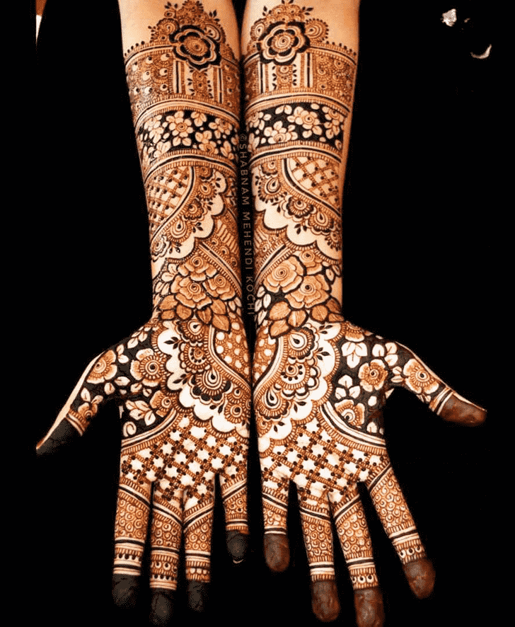 Splendid Shivratri Henna design