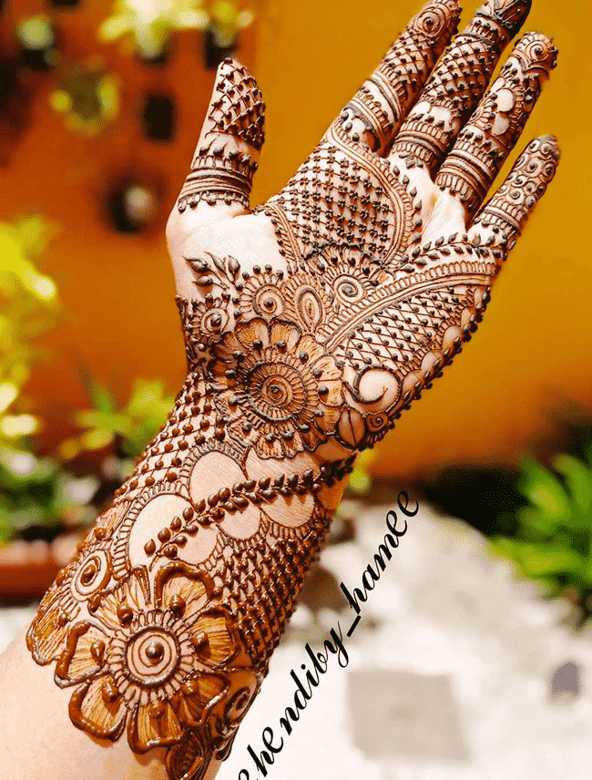 Admirable sialkot Mehndi Design