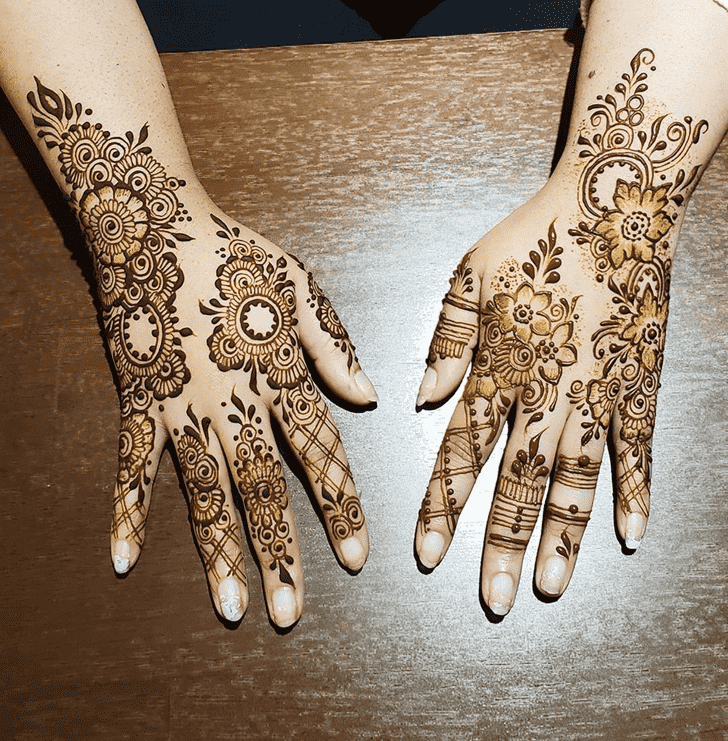 Adorable South Korea Henna Design