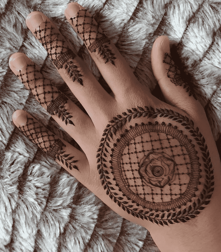 Appealing South Korea Henna Design