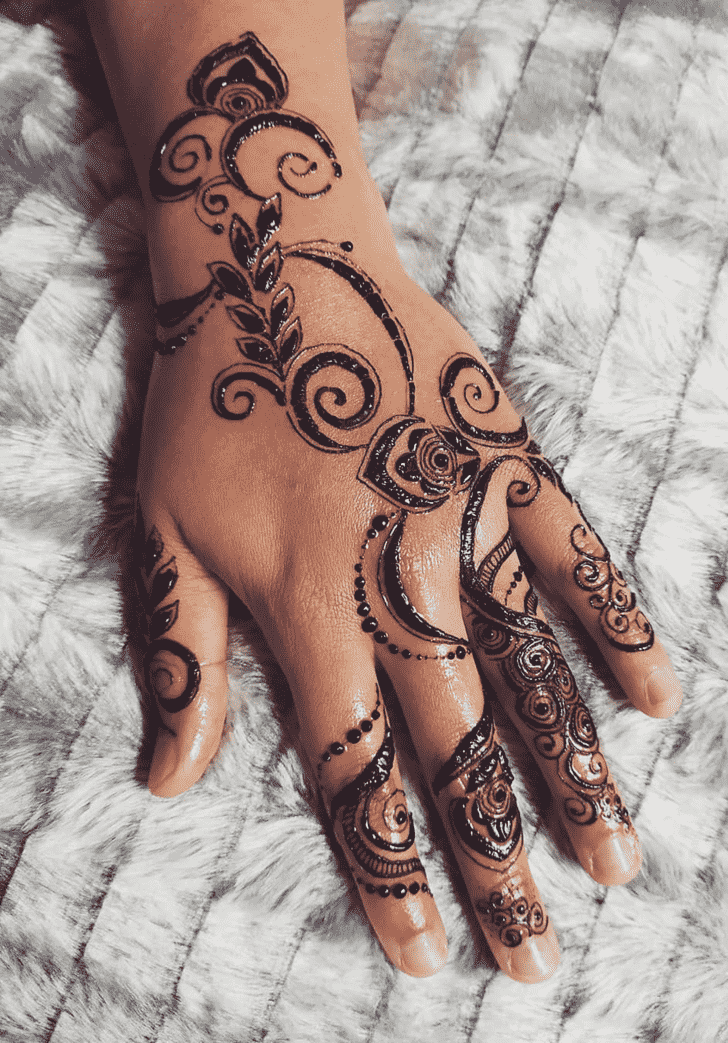 Captivating South Korea Henna Design