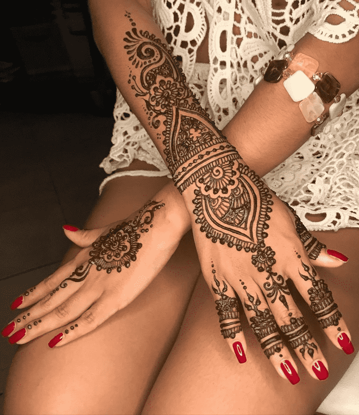 Classy South Korea Henna Design