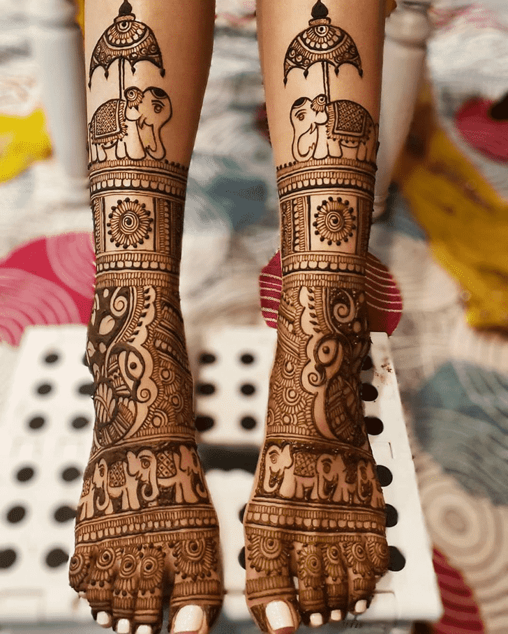 Dazzling South Korea Henna Design