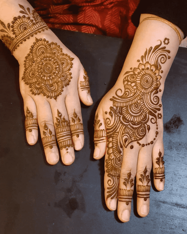 Enthralling South Korea Henna Design