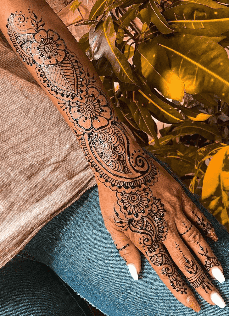 Enticing South Korea Henna Design