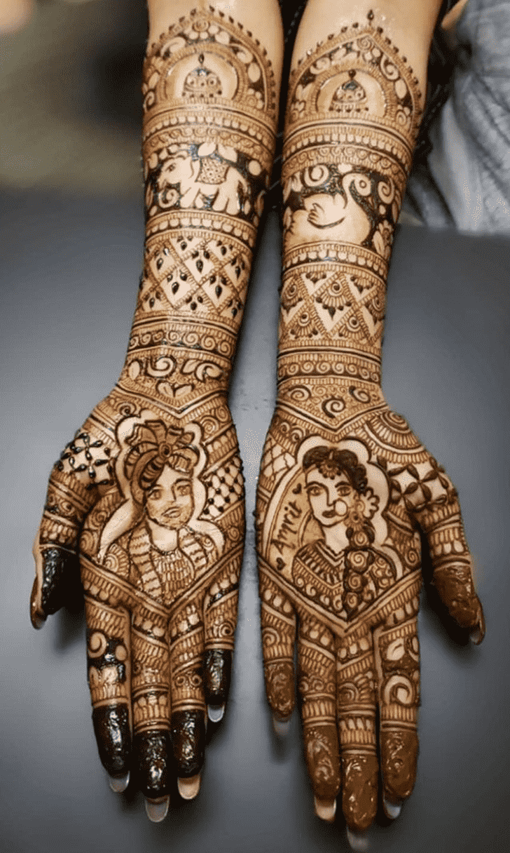 Pretty South Korea Henna Design