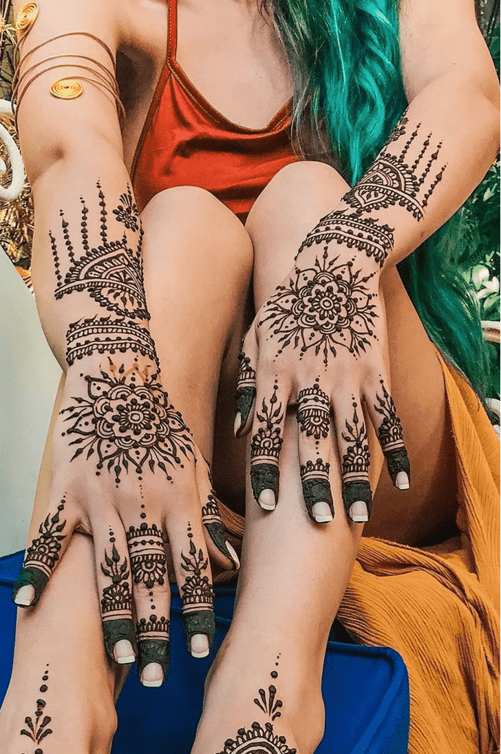 Ravishing South Korea Henna Design