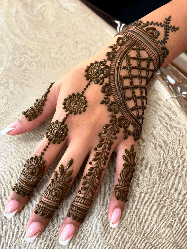 Appealing Spain Henna Design