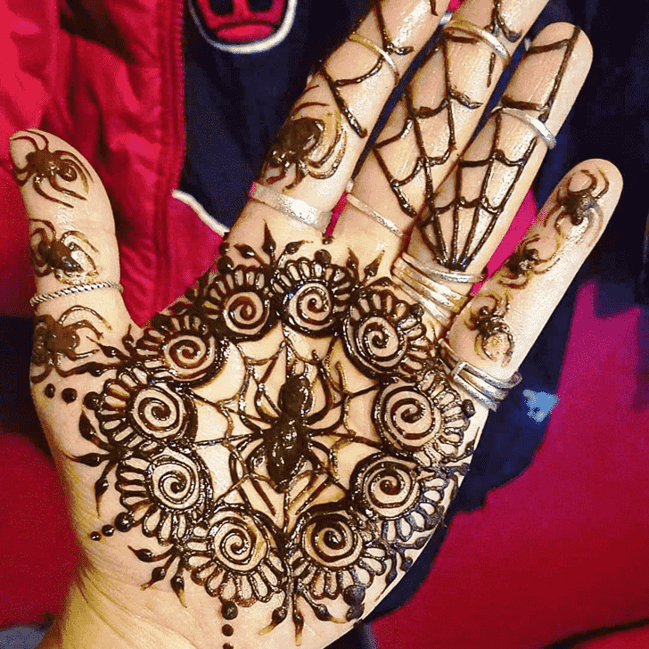 Spider Henna design