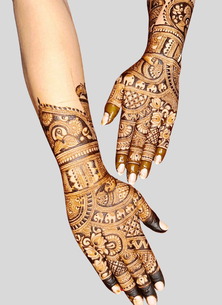 Exquisite Sri Lanka Henna Design