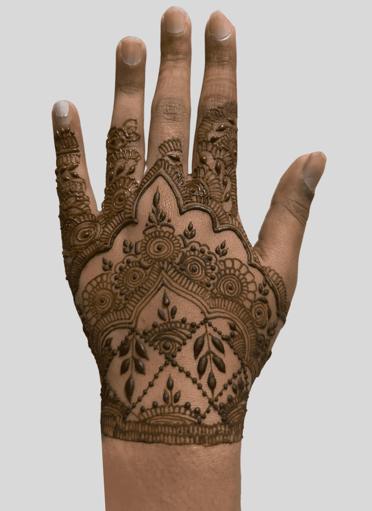 Fine Sri Lanka Henna Design