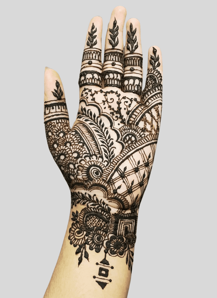 Graceful Sri Lanka Henna Design