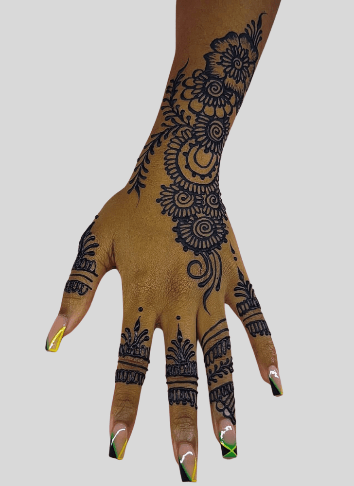 Pretty Sri Lanka Henna Design