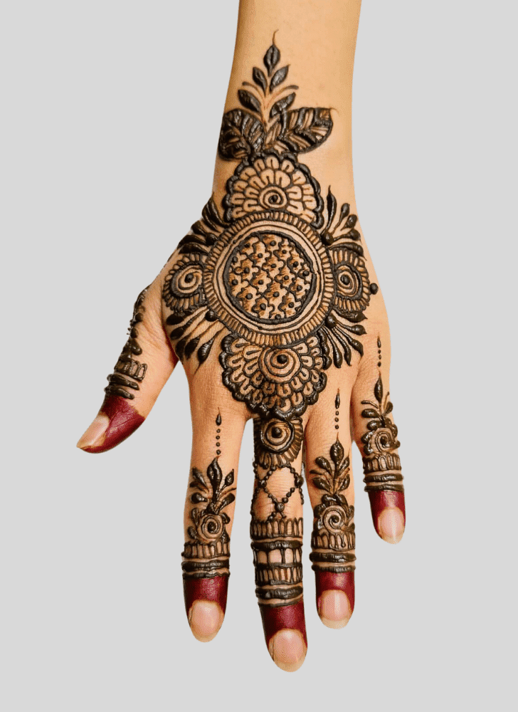 Delicate Stencils Henna Design