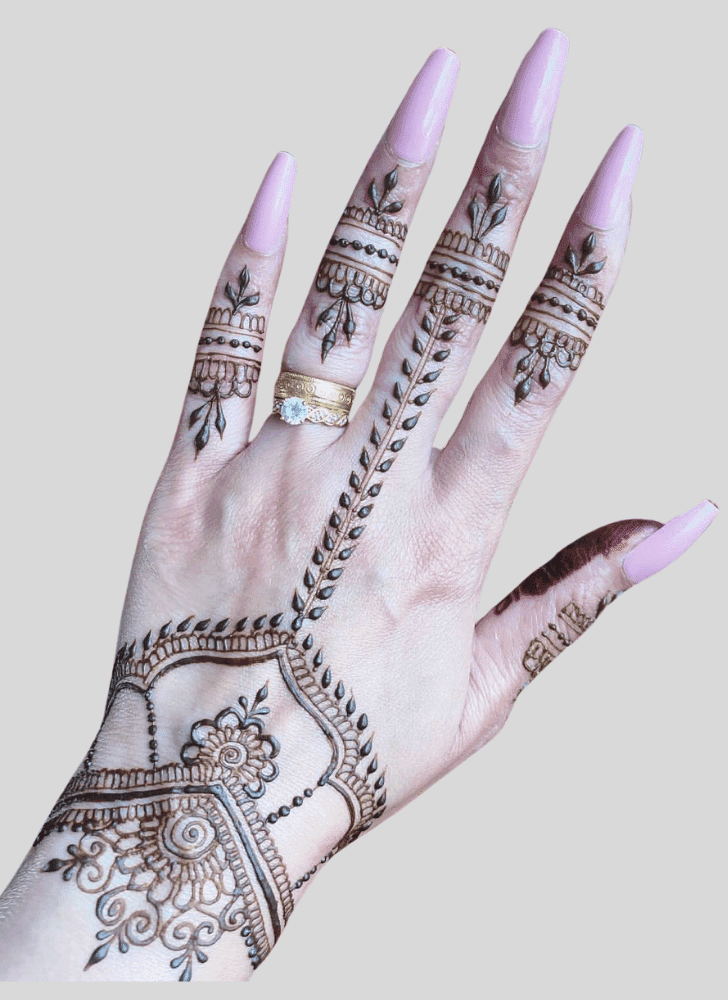 Delightful Stencils Henna Design