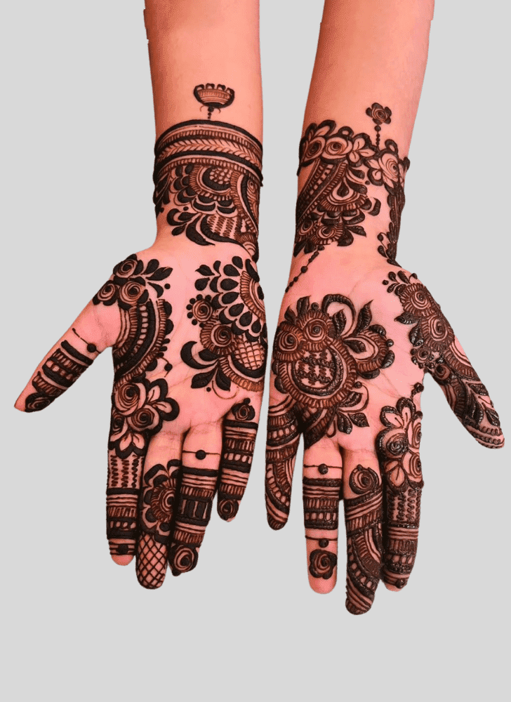 Elegant Stencils Henna Design