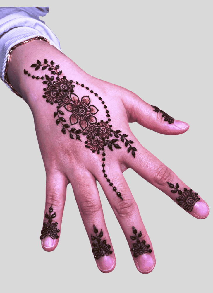 Enthralling Stencils Henna Design