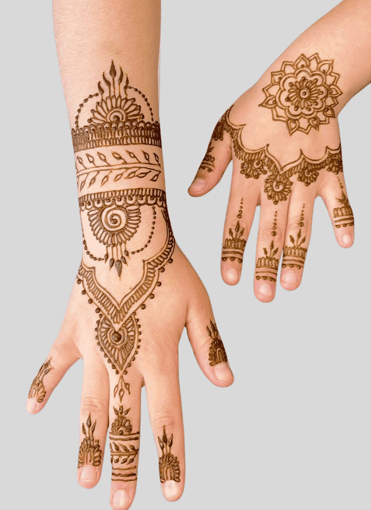 Exquisite Stencils Henna Design