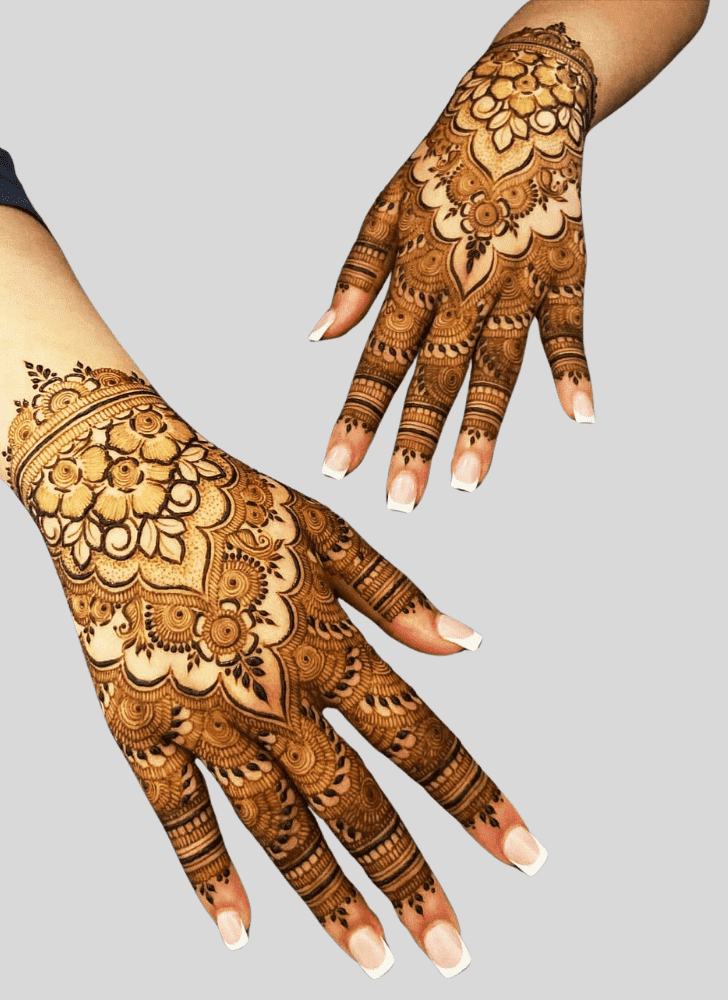 Resplendent Stencils Henna Design