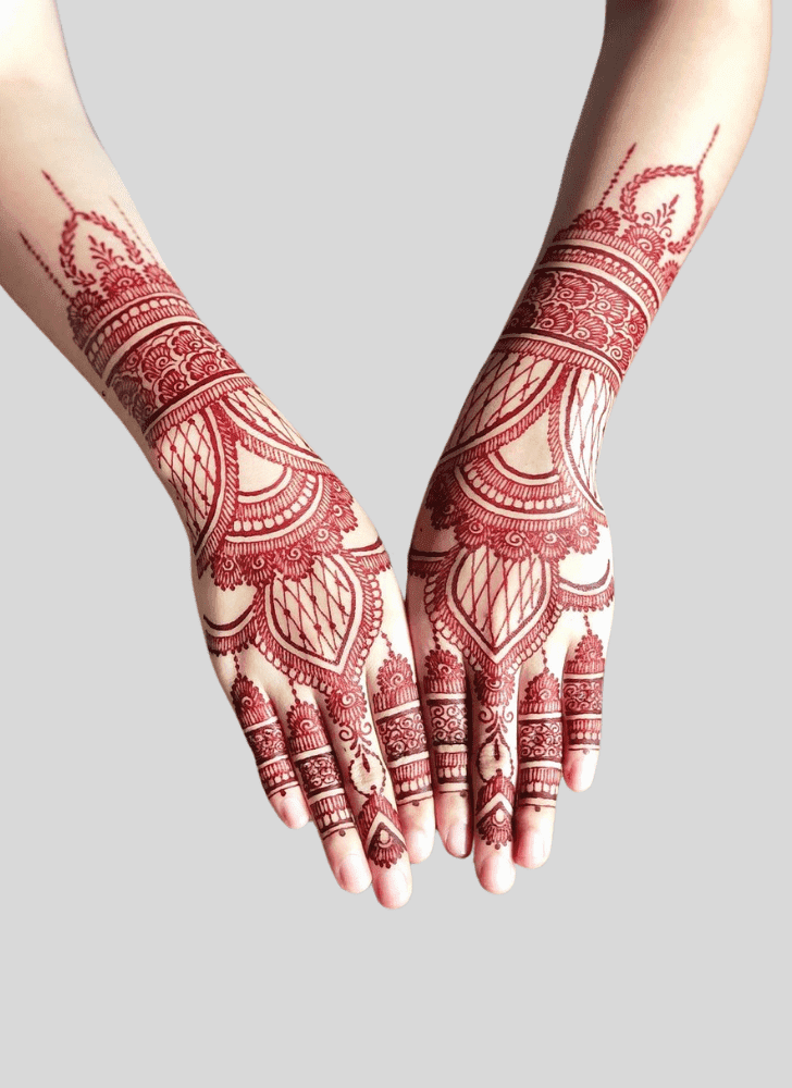 Wonderful Stencils Mehndi Design