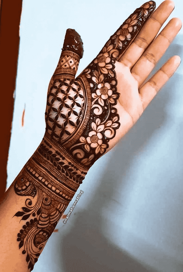 Appealing Stylish Henna Design