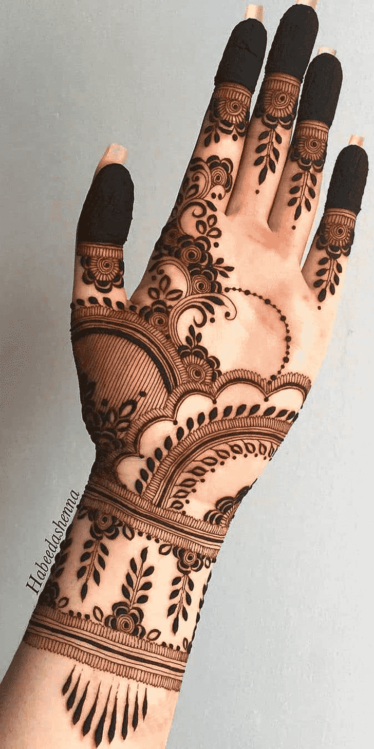 Arm Stylish Henna Design