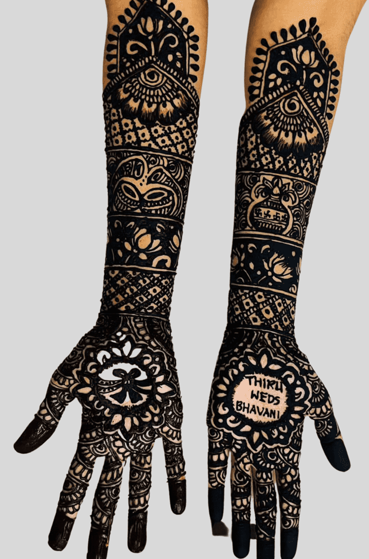 Lovely Switzerland Mehndi Design