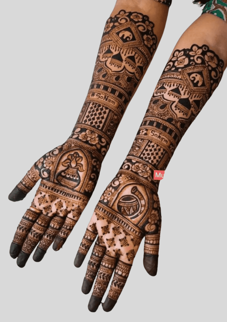 Magnetic Switzerland Henna Design