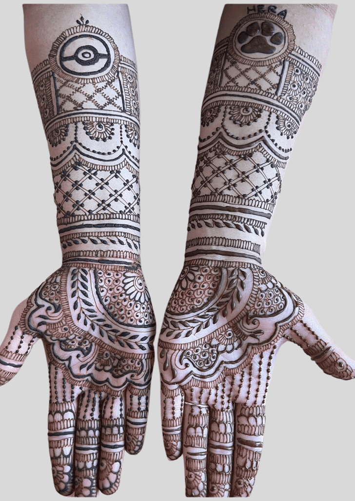 Resplendent Switzerland Henna Design